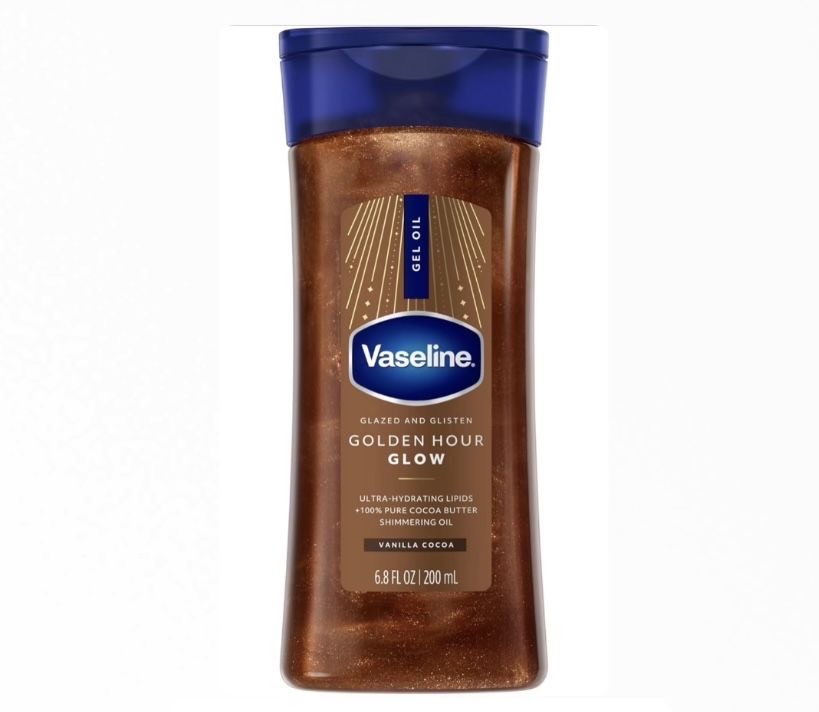 روغن بدن شاین دار golden hour glow وازلین